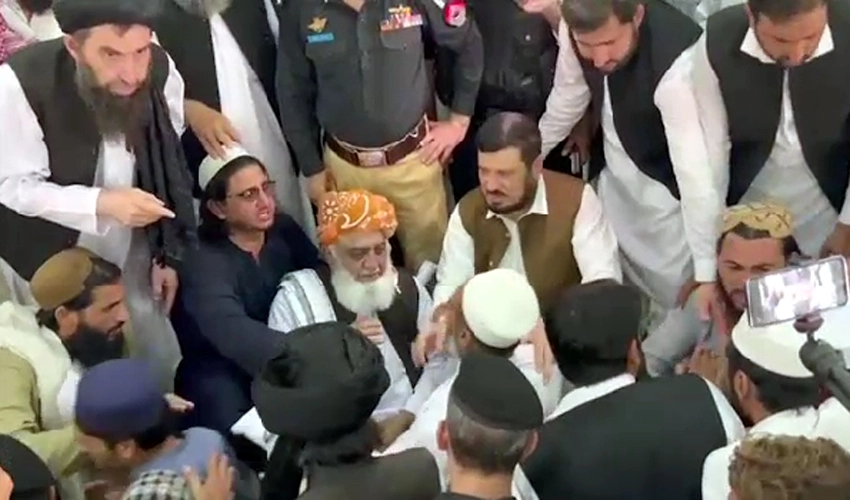 JUI-F chief meets relatives of people martyred, injured in Bajaur blast