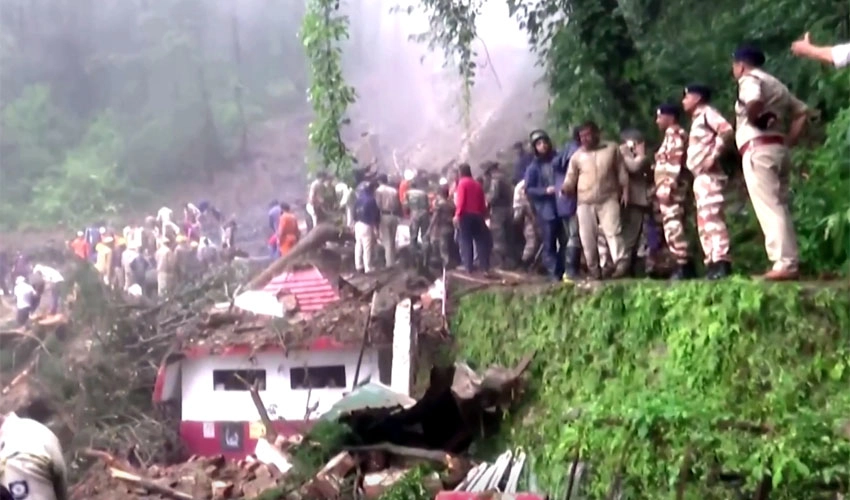 Search for survivors after Indian floods, landslides kill 65