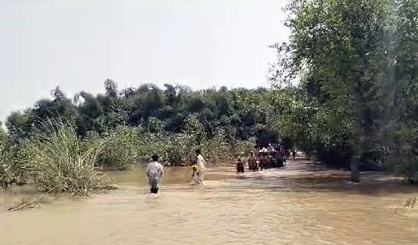 Flood in Sutlej River inundates several residential areas