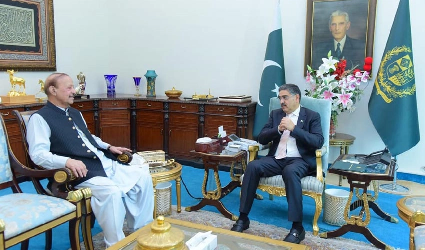 AJK president meets PM, invites him to address Legislative Assembly