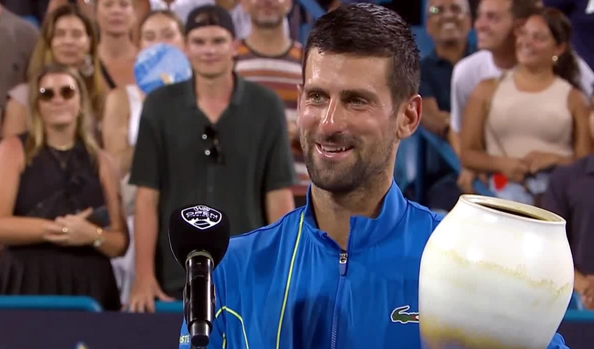 Djokovic survives 'toughest match' to claim Cincinnati Open title