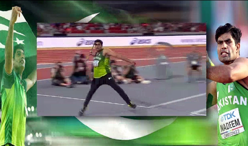 Arshad Nadeem wins silver medal with 87.82m throw in javelin final