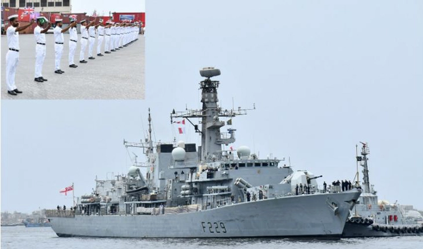 Royal Navy Ship visits Pakistan and conducts bilateral exercise