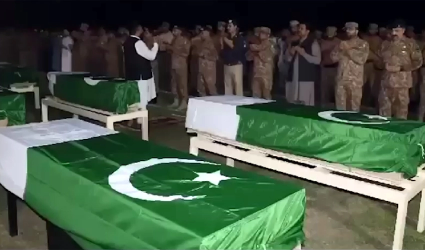 Funeral for martyrs of Jani Khel suicide attack held in Bannu