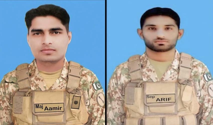 Major among three soldiers martyred, a terrorist killed in two operations