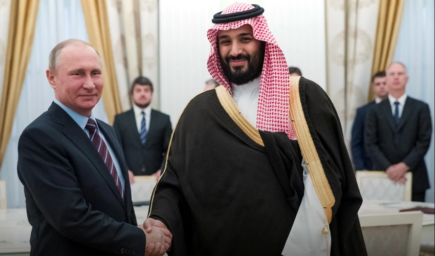 Saudi crown prince, Putin agree to continue efforts to stabilize global energy markets