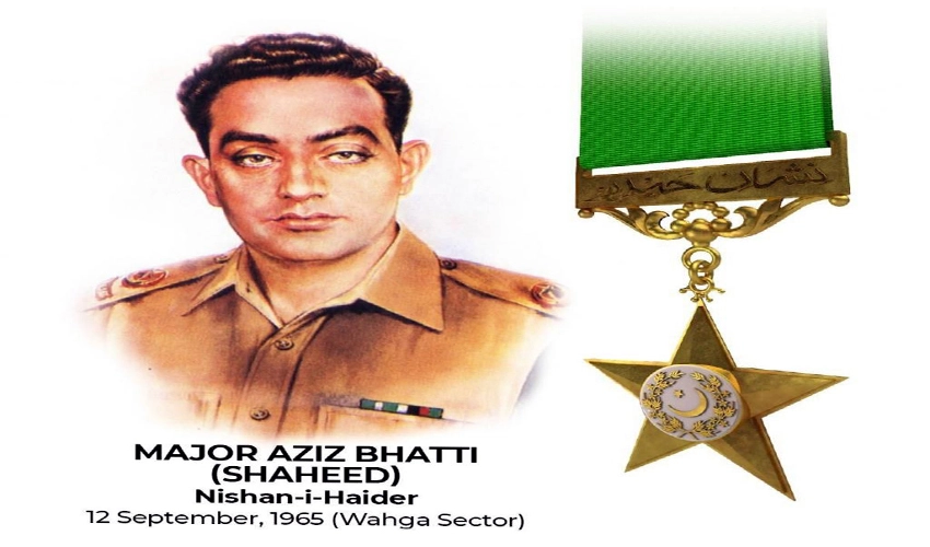 Glowing tribute paid to Maj Raja Aziz Bhatti Shaheed on his 58th martyrdom anniversary