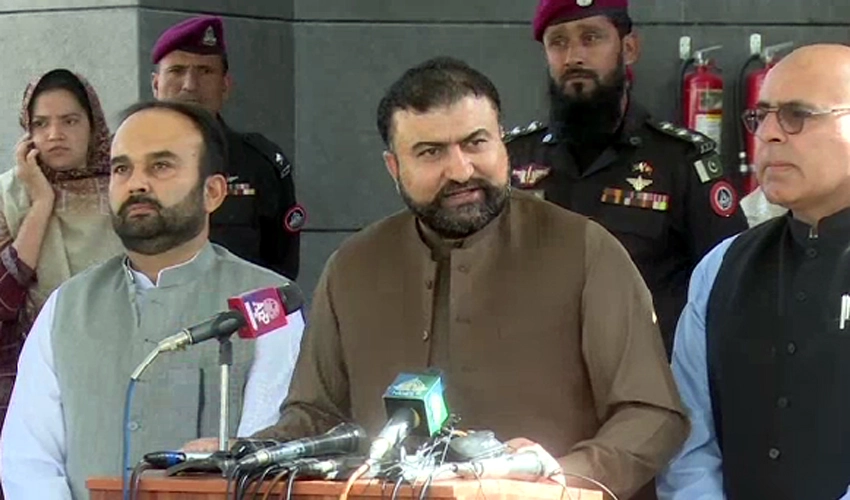 Sarfraz Bugti announces to take terrorists to logical conclusion