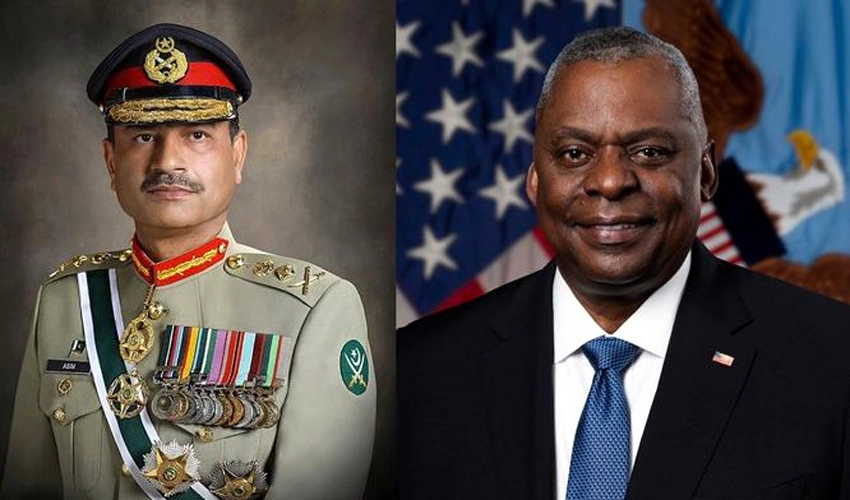 COAS Asim Munir, US Defence Secretary Lloyd J Austin discuss regional developments