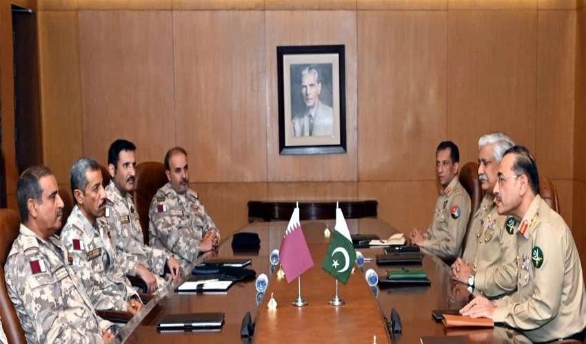 Pak Army wants enhanced defence and security cooperation with Qatar armed forces: COAS