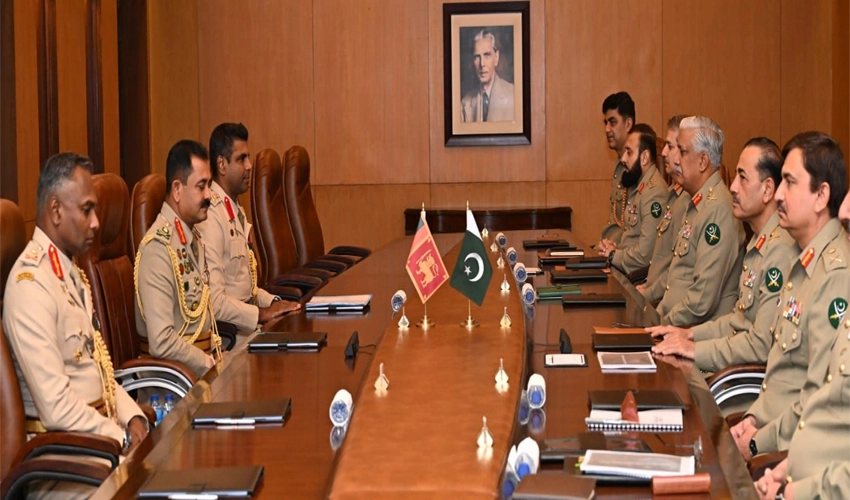 COAS Asim Munir, Sri Lankan Army commander discuss ways to enhance  bilateral defence ties