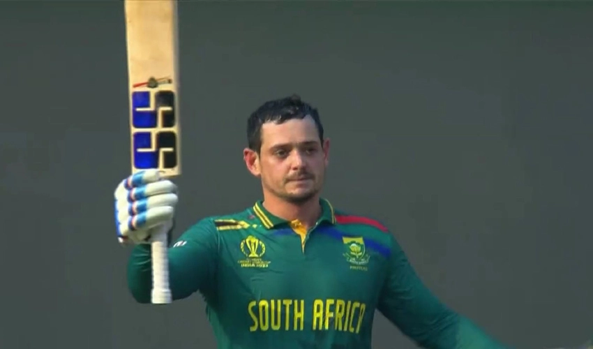 Ton-up De Kock leads South Africa's World Cup rout of Bangladesh