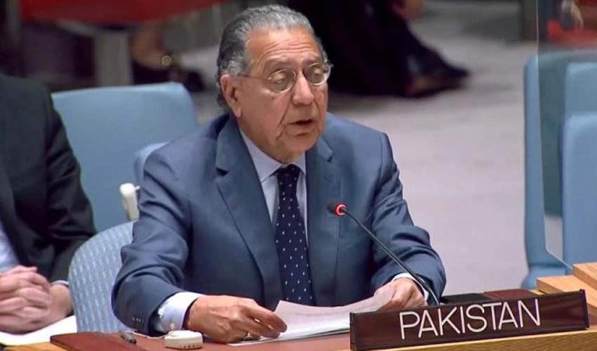 Pakistan urges UN's top body to address 'massive' rights abuses in Palestine & IIOJ&K