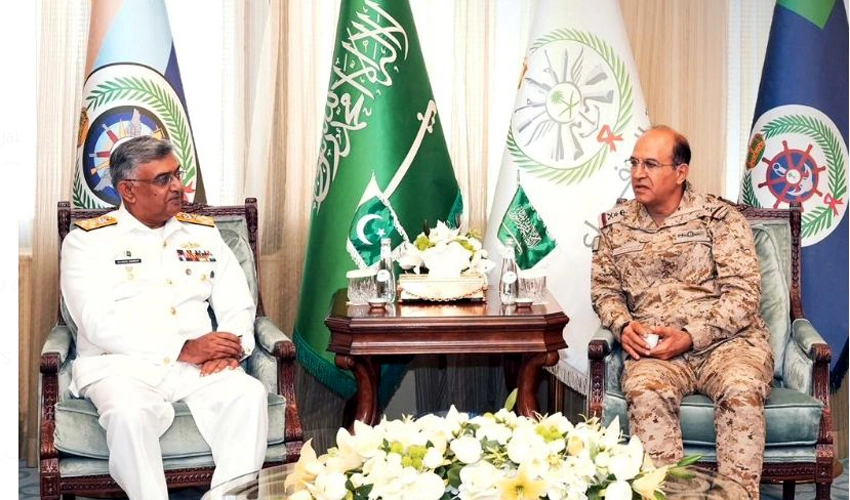 CNS Naveed Ashraf, Saudi Armed Forces leadership discuss regional maritime security