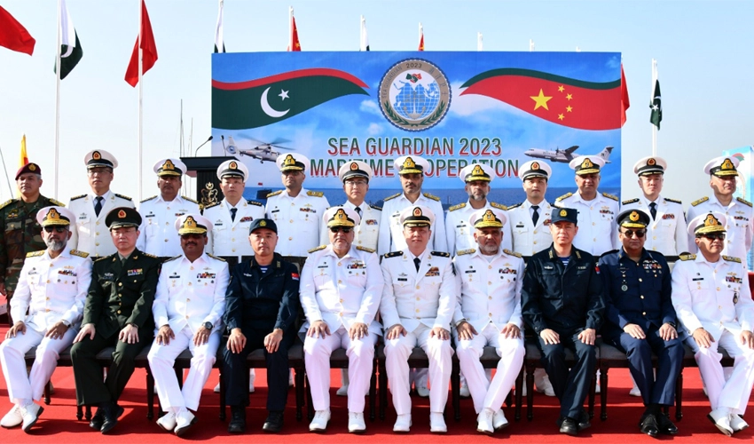 Pak-China joint Naval Exercise Sea Guardian-2023 starts in Karachi