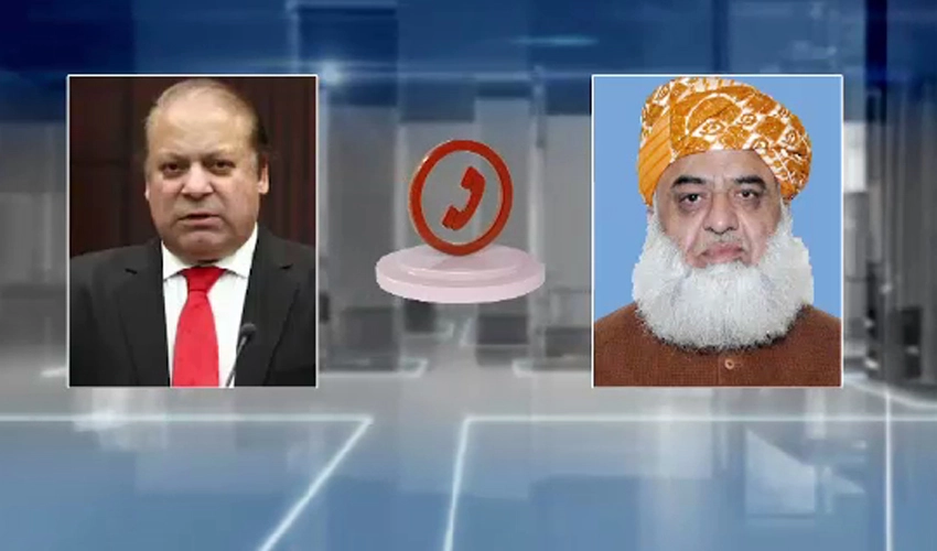 Former PM Nawaz Sharif, Maulana Fazalur Rehman discuss political situation