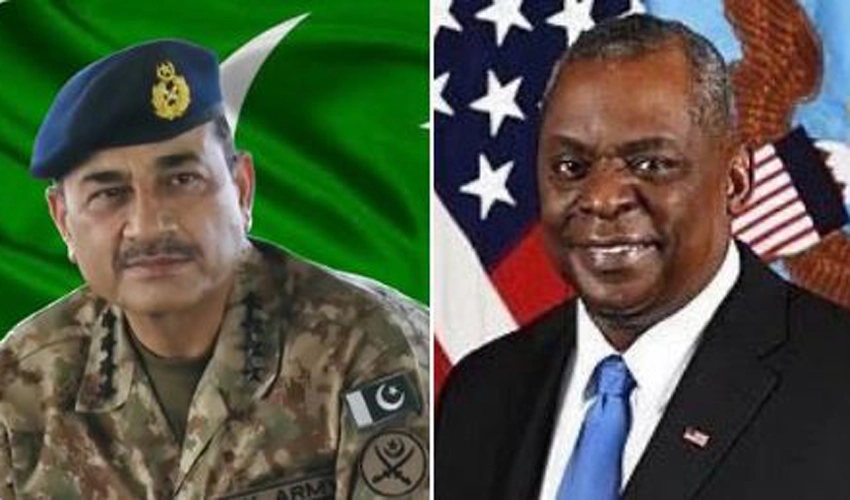 COAS Asim Munir, US Defence Secretary Lloyd Austin discuss regional security developments