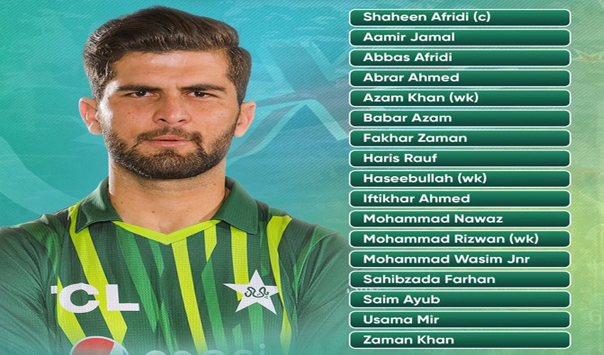 Pakistan name 17-member squad for New Zealand T20I series