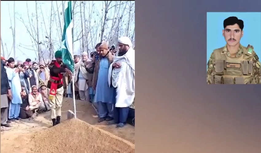 Martyred soldier laid to with full military honours in Mardan