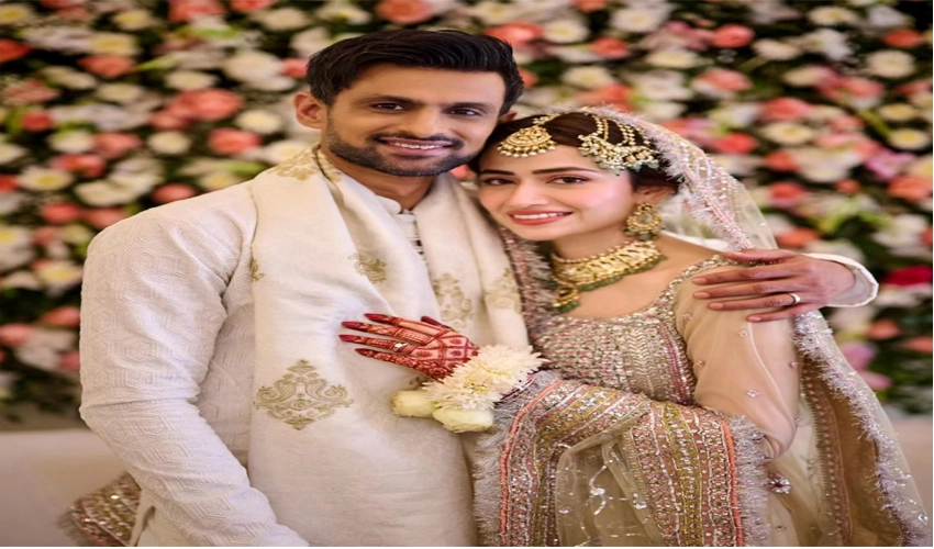 Former cricket captain Shoaib Malik contracts second marriage with actress Sana Javed