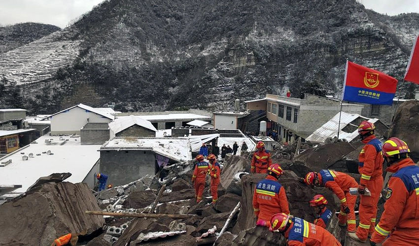 47 buried in southwest China landslide