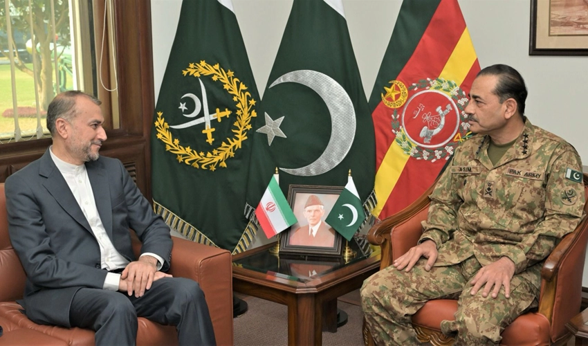 COAS, Iranian FM agree to tackle common threat of terrorism through collaborative efforts