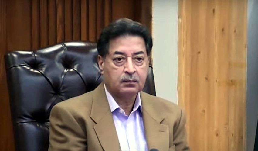 Elections will be held on Feb 8 at all costs, declares CEC Sikandar Sultan Raja