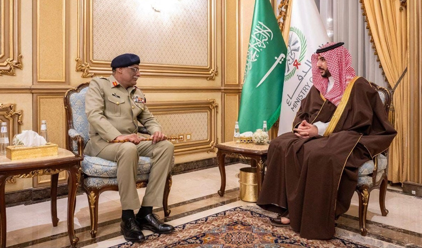 Chairman JCSC, Saudi defence minister discuss opportunities to enhance defence cooperation