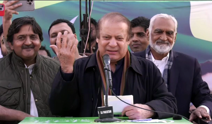 Fraudsters ruined Pakistan, we won't let these fraudsters come again: Nawaz Sharif