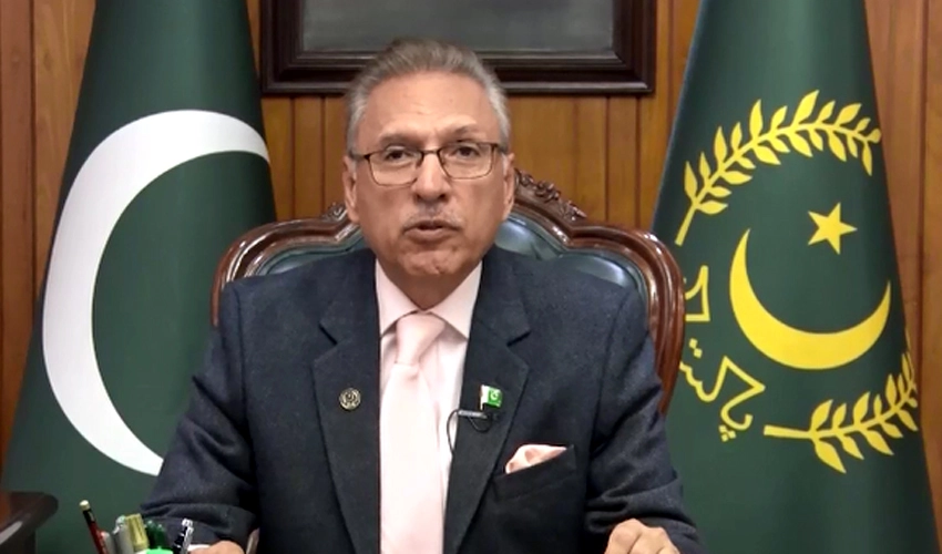 Our EVM idea was rejected, today everyone questioning election results: President Arif Alvi