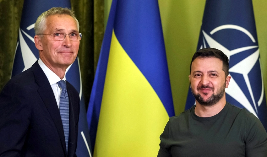 'Don't lose heart': NATO chief tells Ukraine and allies