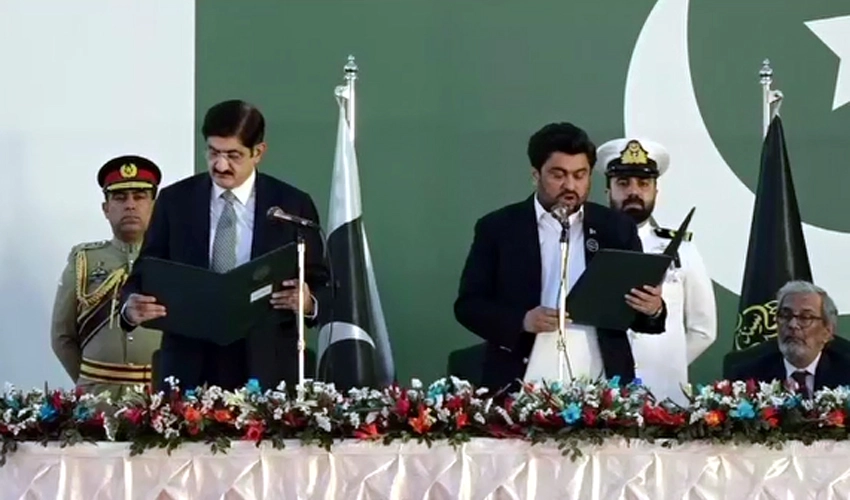 Murad Ali Shah takes oath as 25th chief minister of Sindh