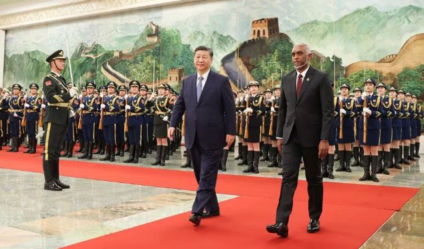 Maldives signs China defence deal as India prepares exit