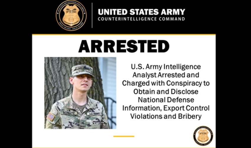 US soldier arrested for selling defence secrets to China