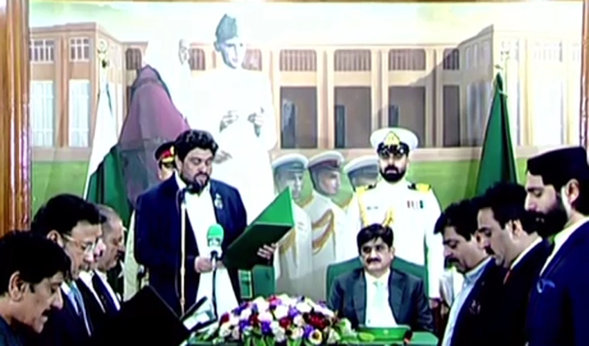 Sindh cabinet sworn in, ministers assigned portfolios