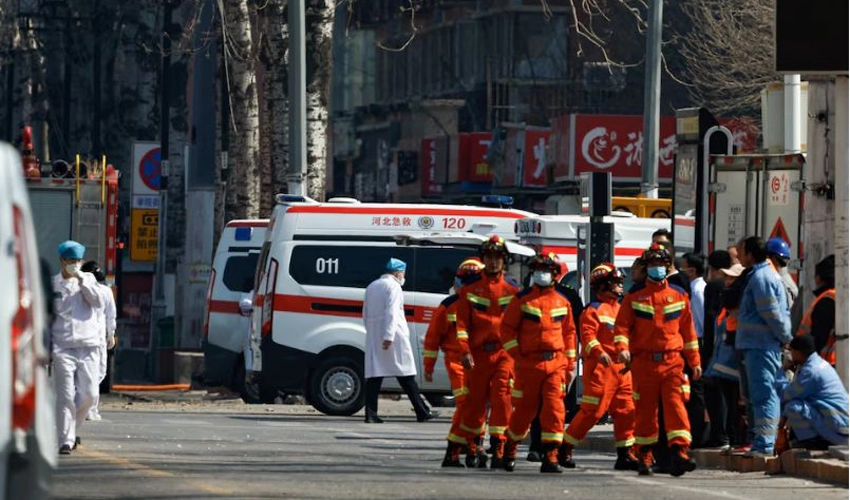 Huge blast kills two, injures 26 in northern China