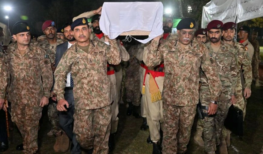 Martyred Pak Army officers, jawans laid to rest with full military honours in hometowns