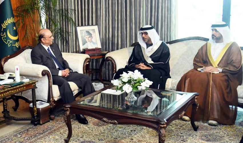 President Asif Zardari stresses need for boosting Pak-UAE ties in diverse fields