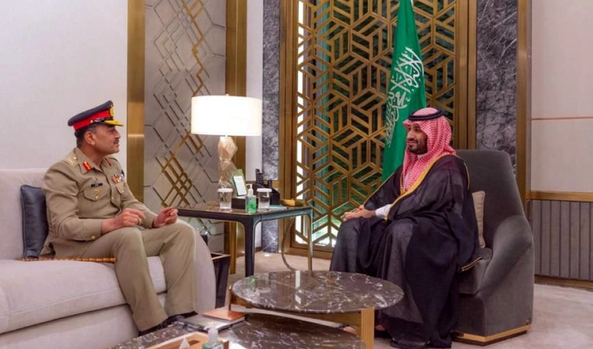 COAS Asim Munir, Saudi Crown Prince Mohammad bin Salman discuss defence & security cooperation