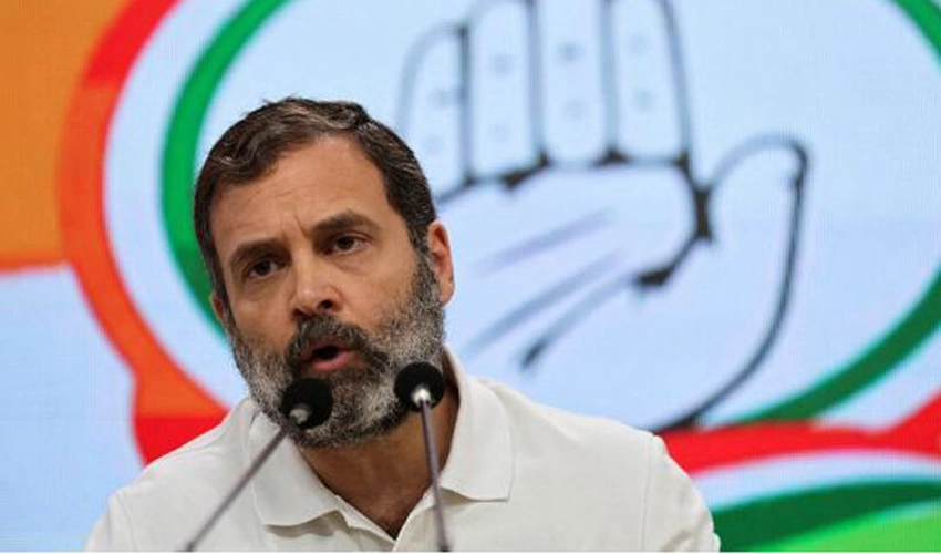 Rahul Gandhi says opposition has no cash for election campaigning