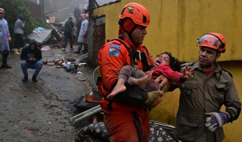 Brazil races to save flood victims as storm death toll rises to 25