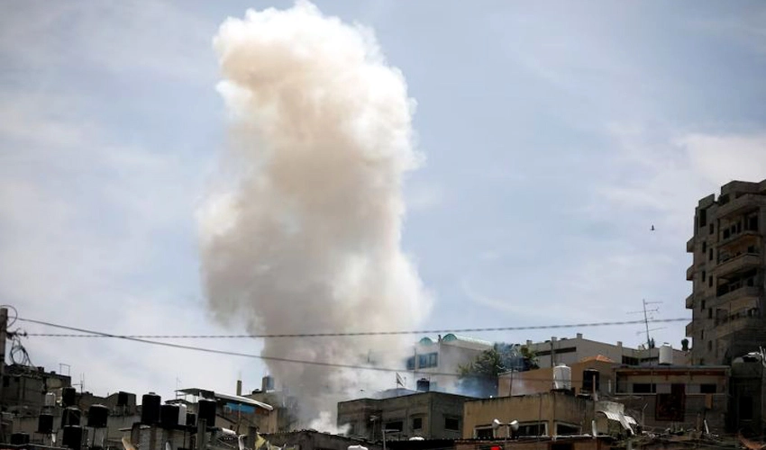 Israeli strike martyrs nine family members in Rafah, toll rises to 34,049