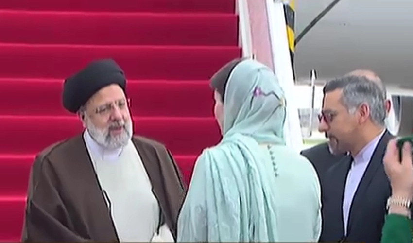 Iranian President Raisi accorded warm welcome at Lahore airport