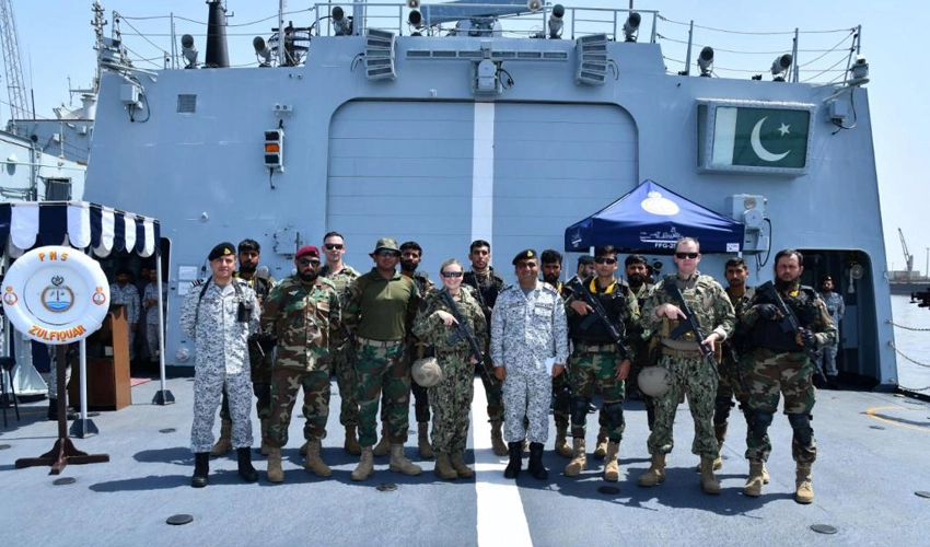 Bilateral Exercise Inspired Union 2024 between Pak-US Navies held in Karachi