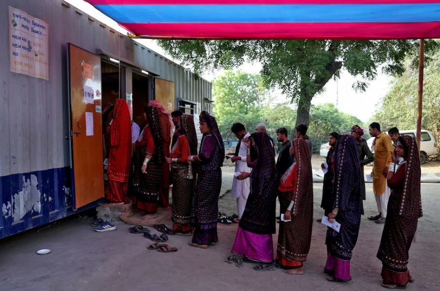 PM Modi votes as India's marathon election heats up