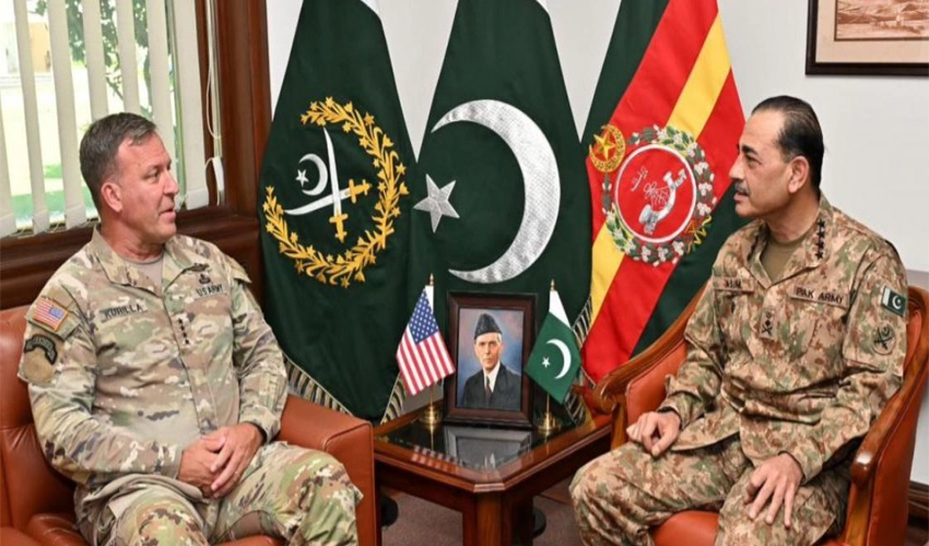 COAS Asim Munir, US CENTCOM Commander Gen Michael Erik Kurilla discuss avenues of joint training