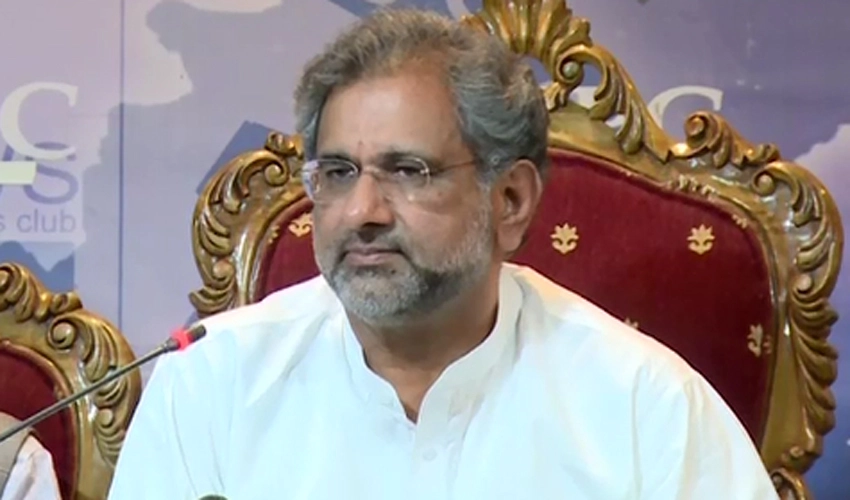 NAB only became source of economic destruction in country: Shahid Khaqan Abbasi