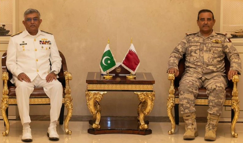 CNS Naveed Ashraf, Qatari military leaders discuss regional maritime security