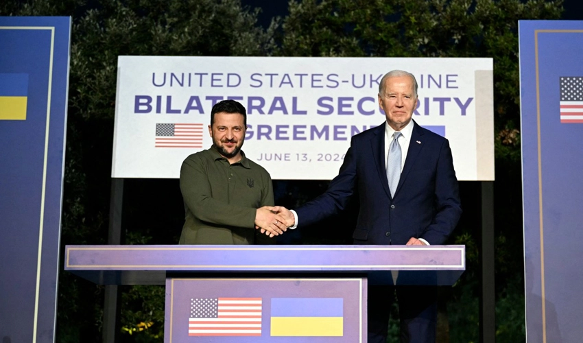 Biden, Zelensky sign 'historic' 10-year security deal