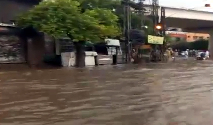 Monsoon’s first rain turns streets and roads into canals in Lahore